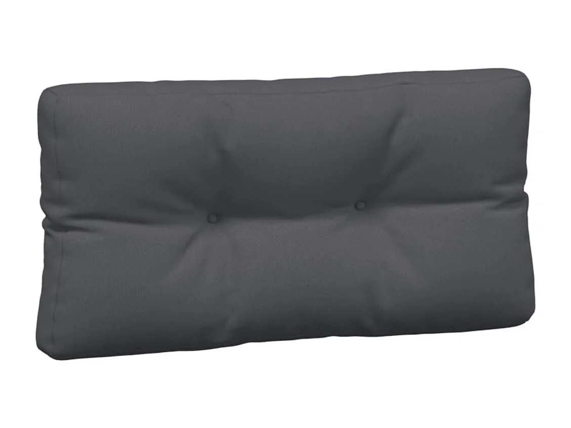 Coussins de palette 3 pièces anthracite tissu