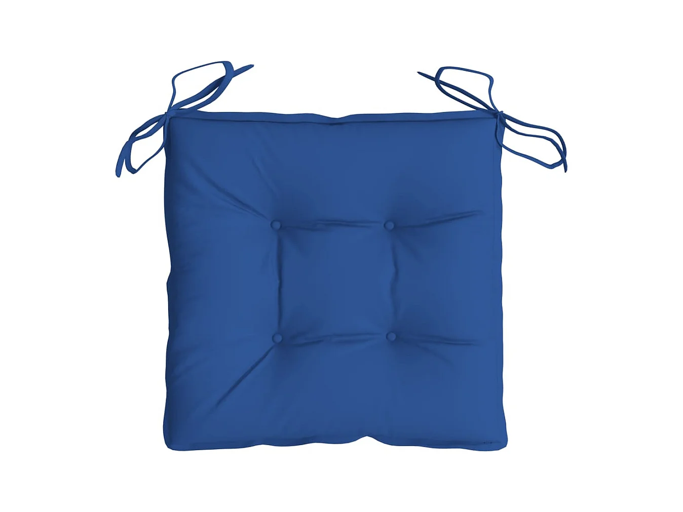 Coussins de palette lot de 2 bleu 50x50x7 cm tissu oxford