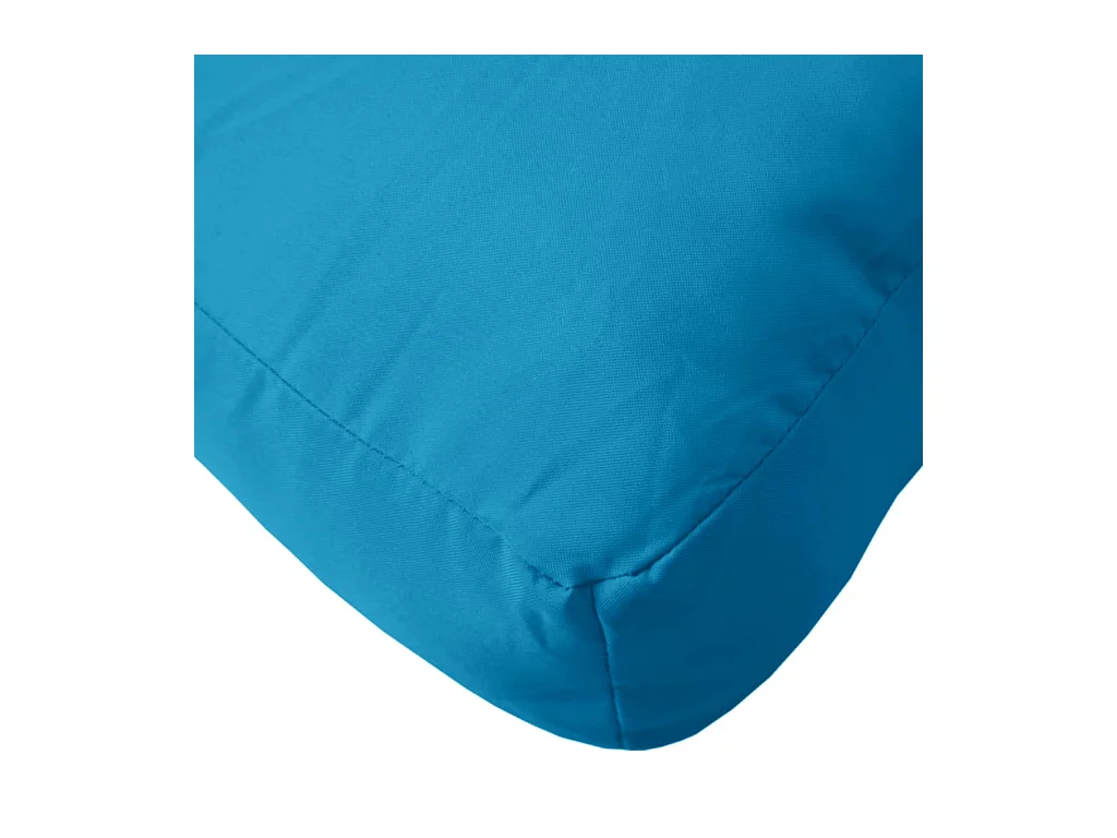 Coussins de palette lot de 2 bleu clair tissu oxford