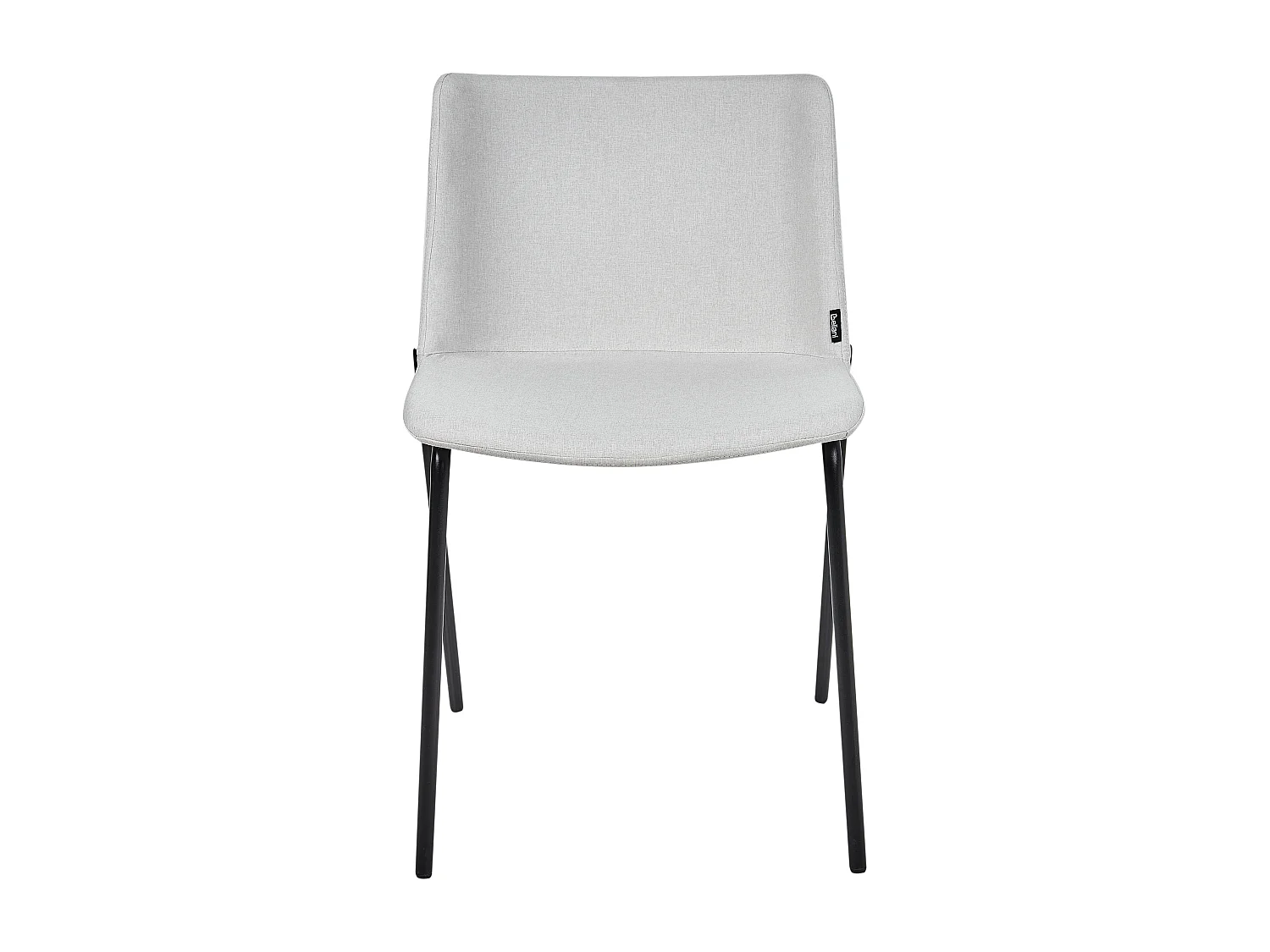 Lot de 2 chaises de salle à manger ESBON Gris clair