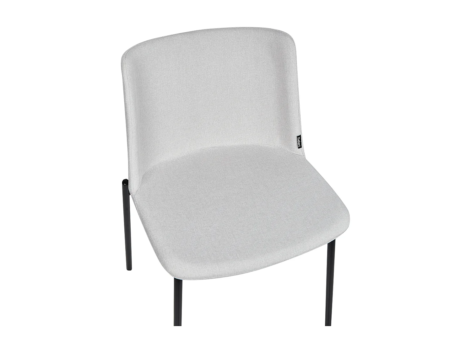 Lot de 2 chaises de salle à manger ESBON Gris clair