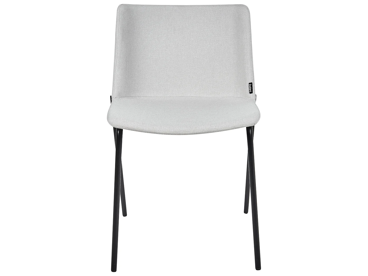 Conjunto de 2 sillas de comedor ESBON Gris claro