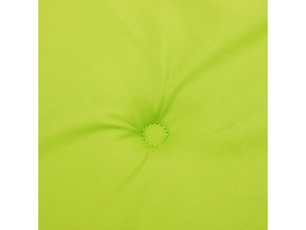 Cojín de banco de jardín tela Oxford verde claro 100x50x3 cm