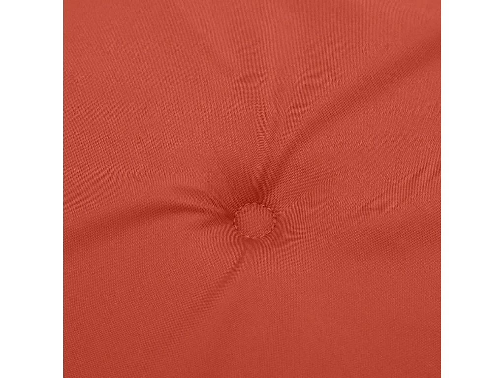 Coussin de banc de jardin rouge mélangé 150x50x7 cm tissu