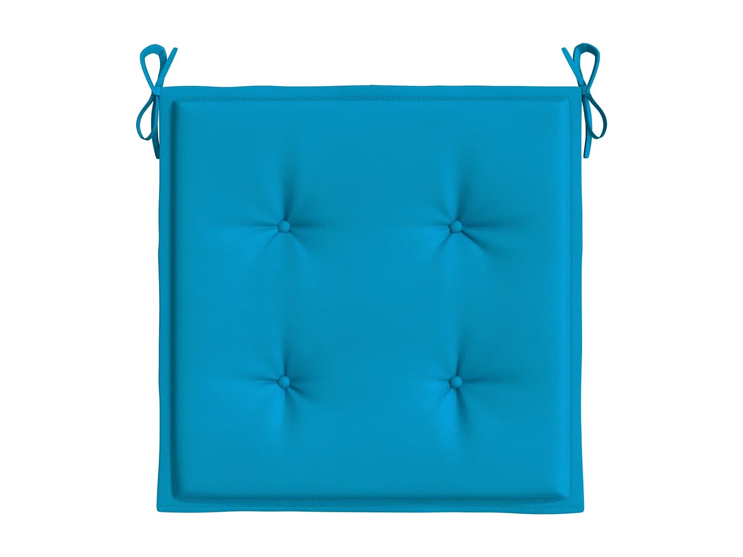 Coussins de chaise de jardin 4 pièces bleu 50x50x3 cm tissu oxford