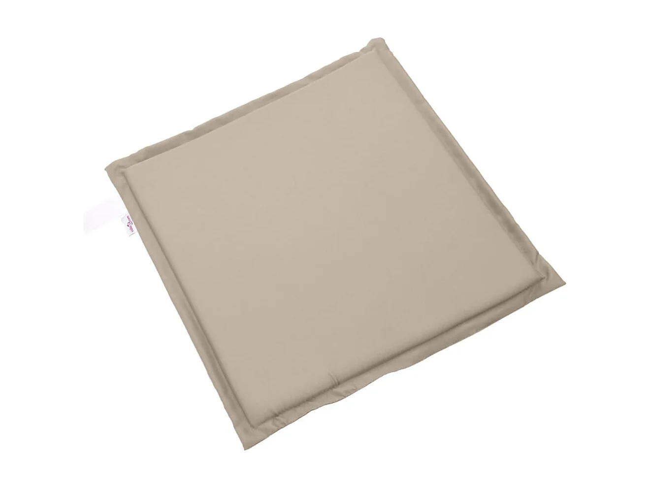Coussins de siège de jardin lot de 2 taupe 45x45x2 cm carré
