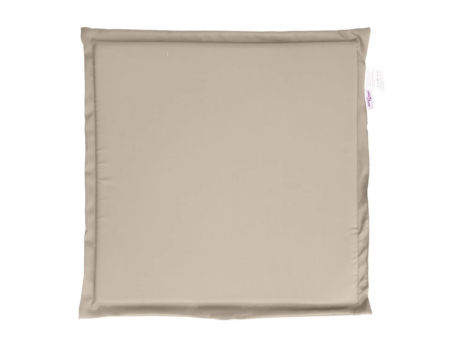 Coussins de siège de jardin lot de 2 taupe 45x45x2 cm carré