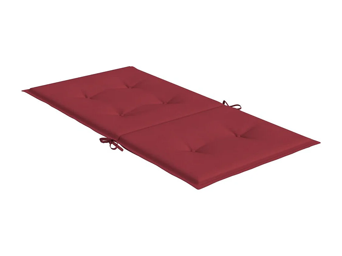 Coussins de chaise de jardin à dossier bas lot de 4