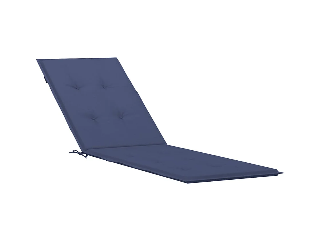 Cojín para tumbona tela Oxford azul marino
