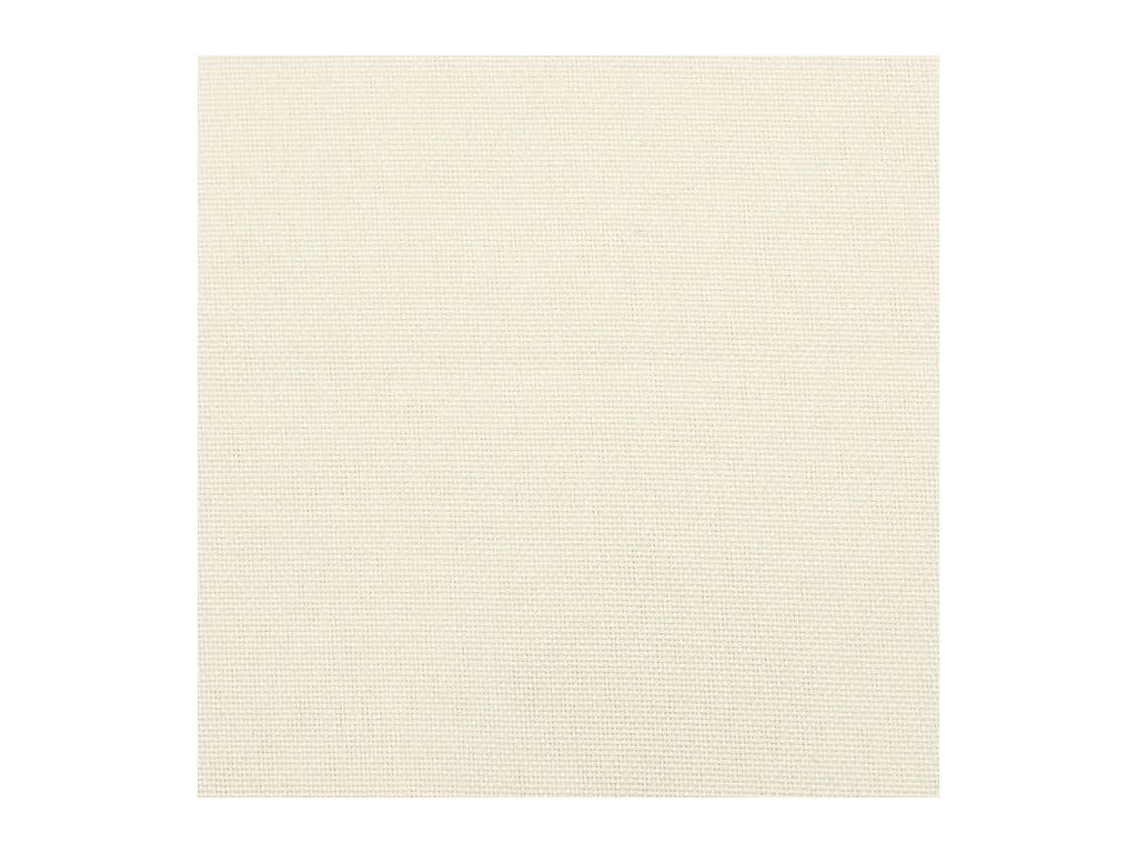 Coussins de chaise de jardin à dossier bas lot de 4 crème