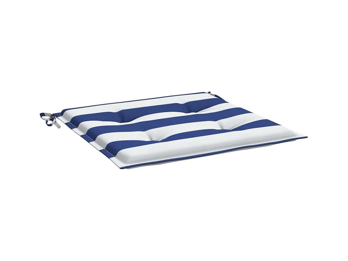 Coussins de chaise de jardin lot de 6 40x40x3 cm tissu