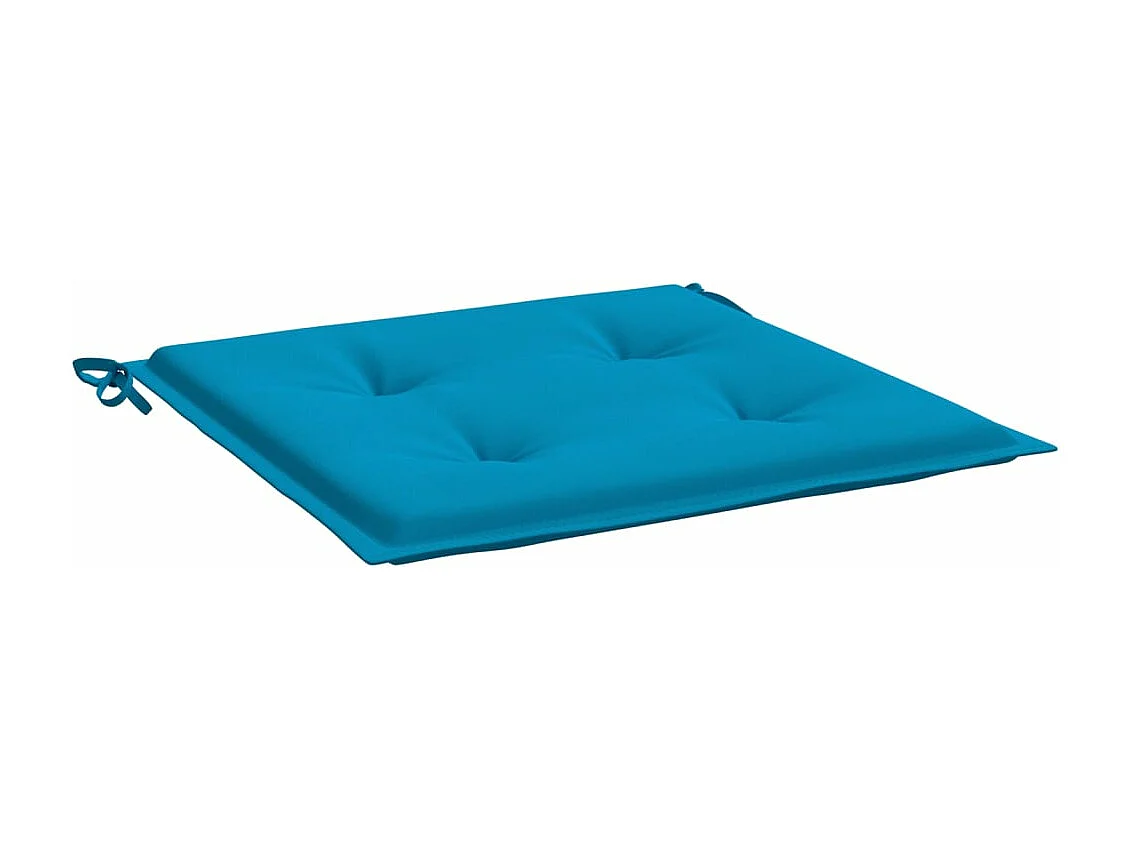 Coussins de chaise de jardin 6 pièces bleu 50x50x3 cm tissu oxford