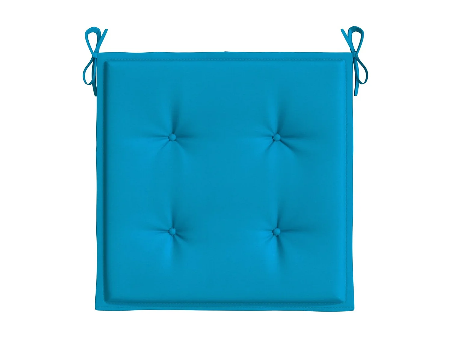 Coussins de chaise de jardin 6 pièces bleu 50x50x3 cm tissu oxford