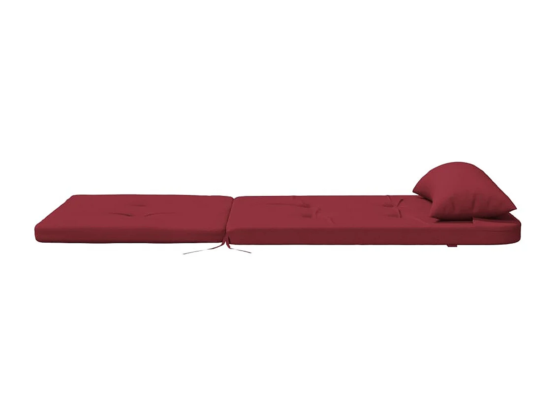Cojines para silla Adirondack 2 unidades tela Oxford rojo tinto
