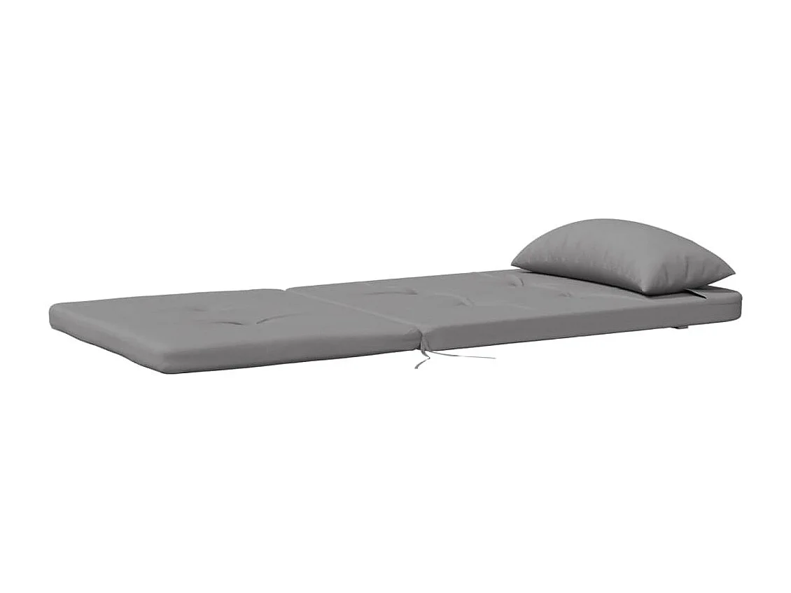Coussins de chaise adirondack lot de 2 gris tissu oxford