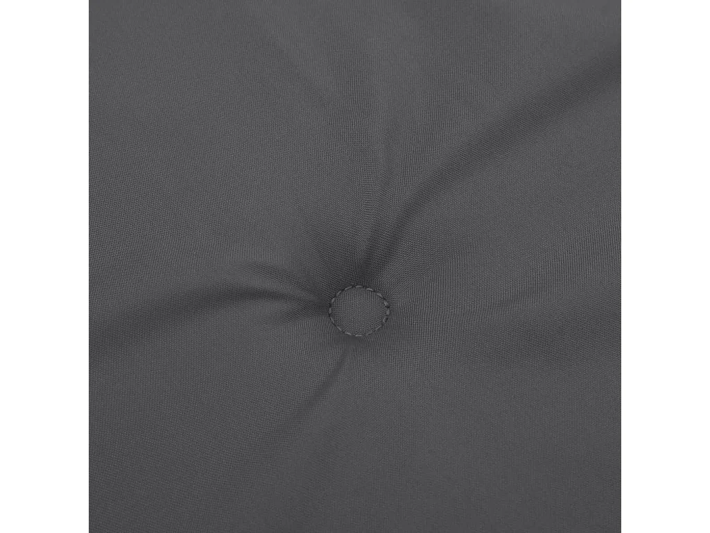 Coussins de chaise de jardin 2 pièces anthracite 50x50x3 cm