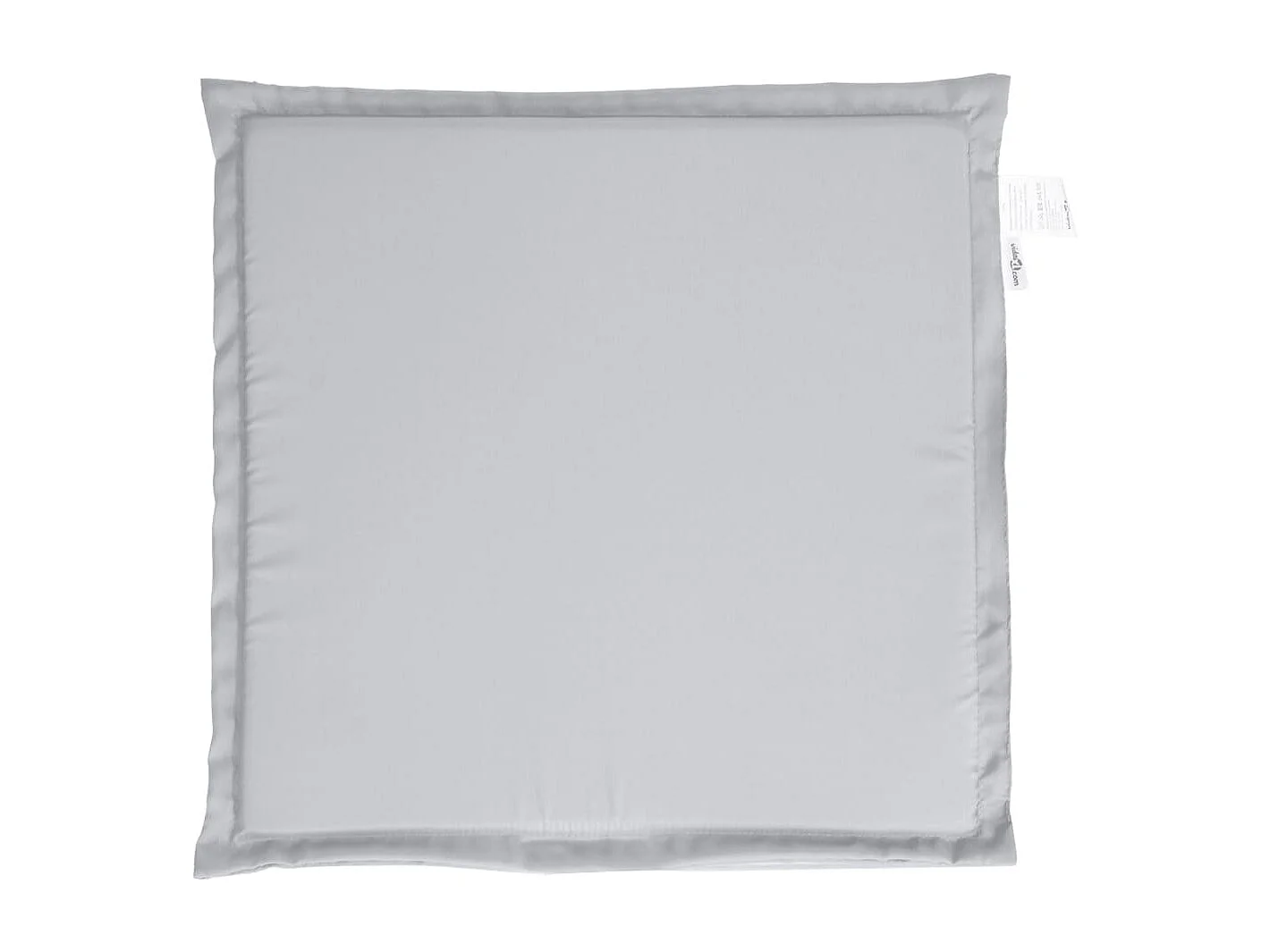 Coussins de siège de jardin lot de 2 gris clair 45x45x2cm carré