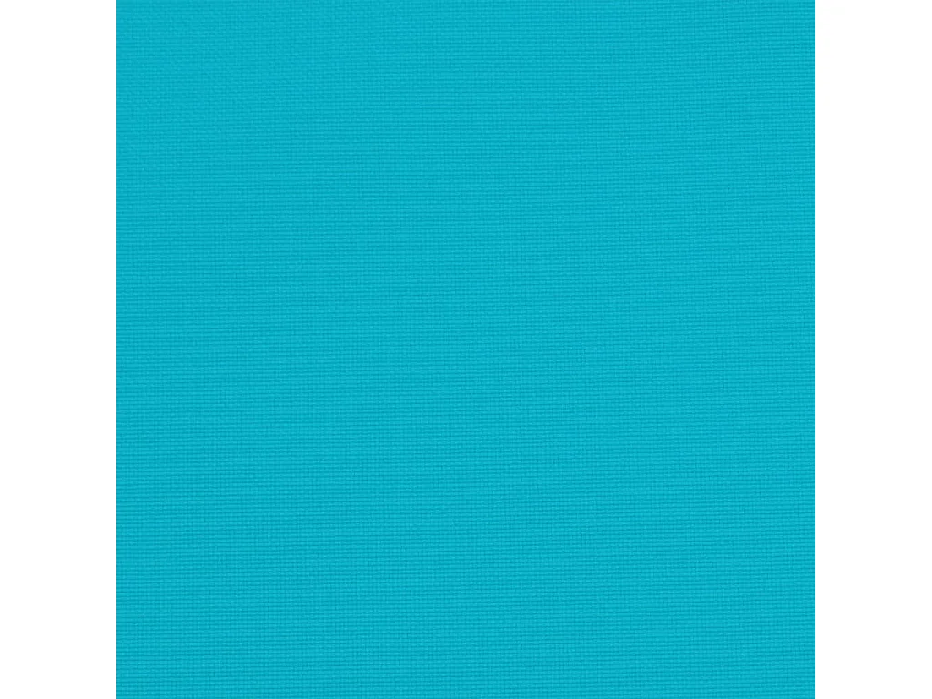 Coussins de chaise de jardin lot de 2 turquoise 40x40x3cm tissu