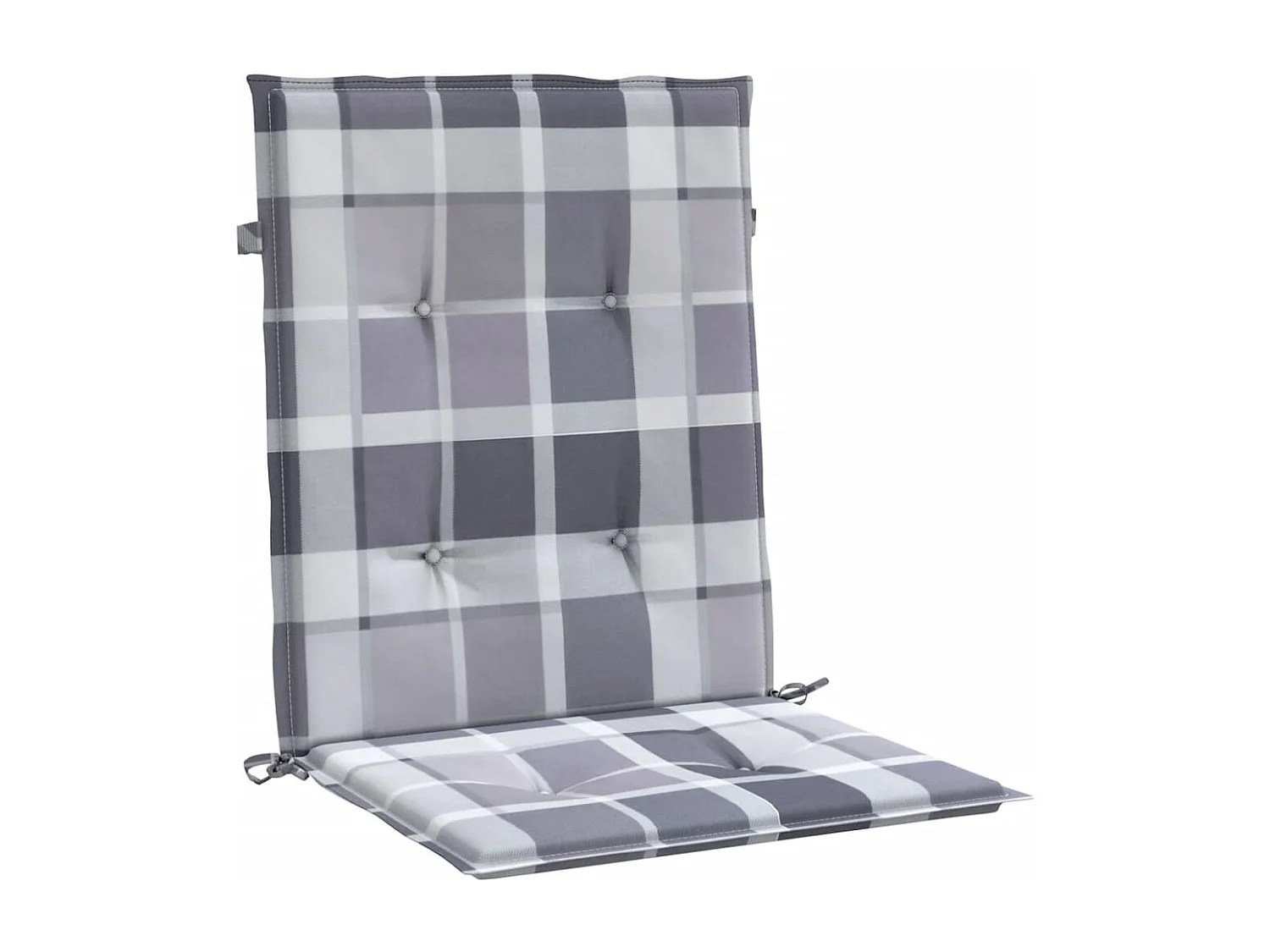 Coussins de chaise de jardin à dossier bas lot de 4