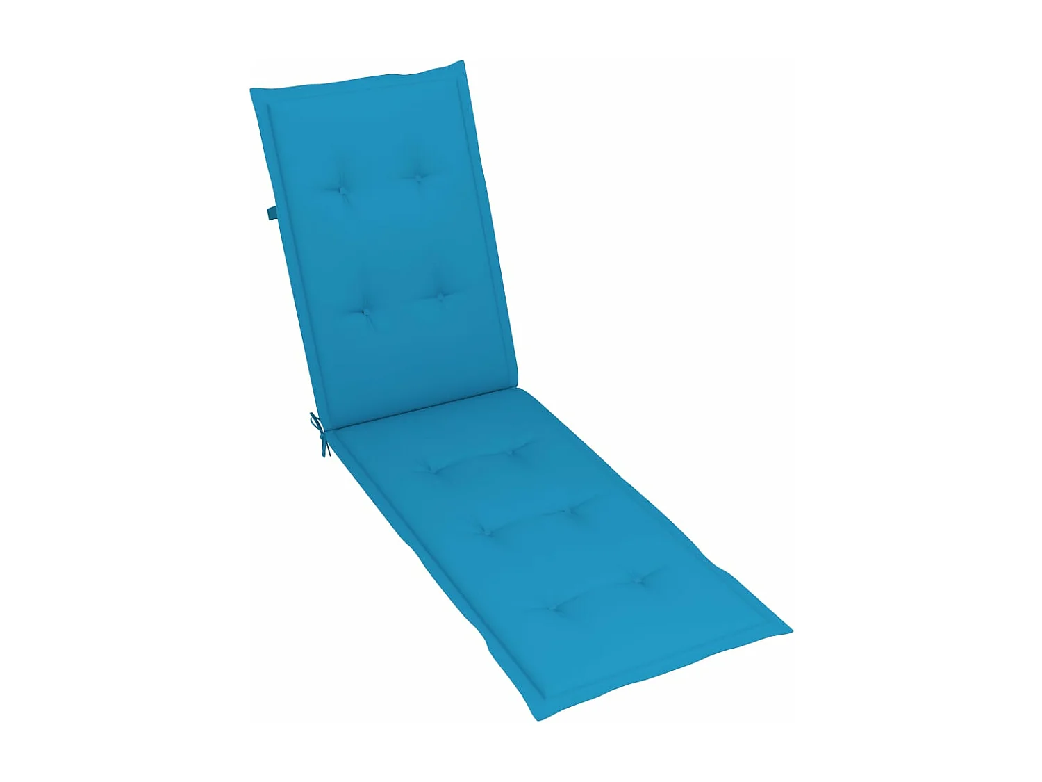Coussin de chaise de terrasse bleu (75+105)x50x3 cm