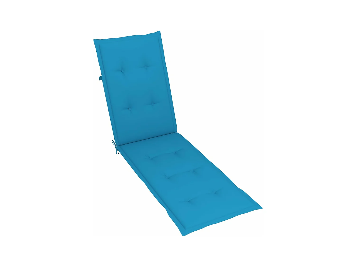 Almofadão para cadeira de terraço (75+105)x50x3cm azul
