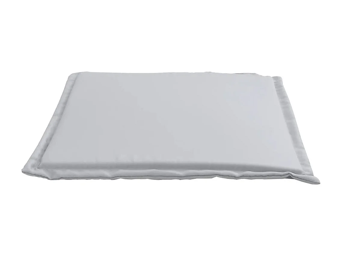 Coussins de siège de jardin lot de 6 gris clair 45x45x2cm carré
