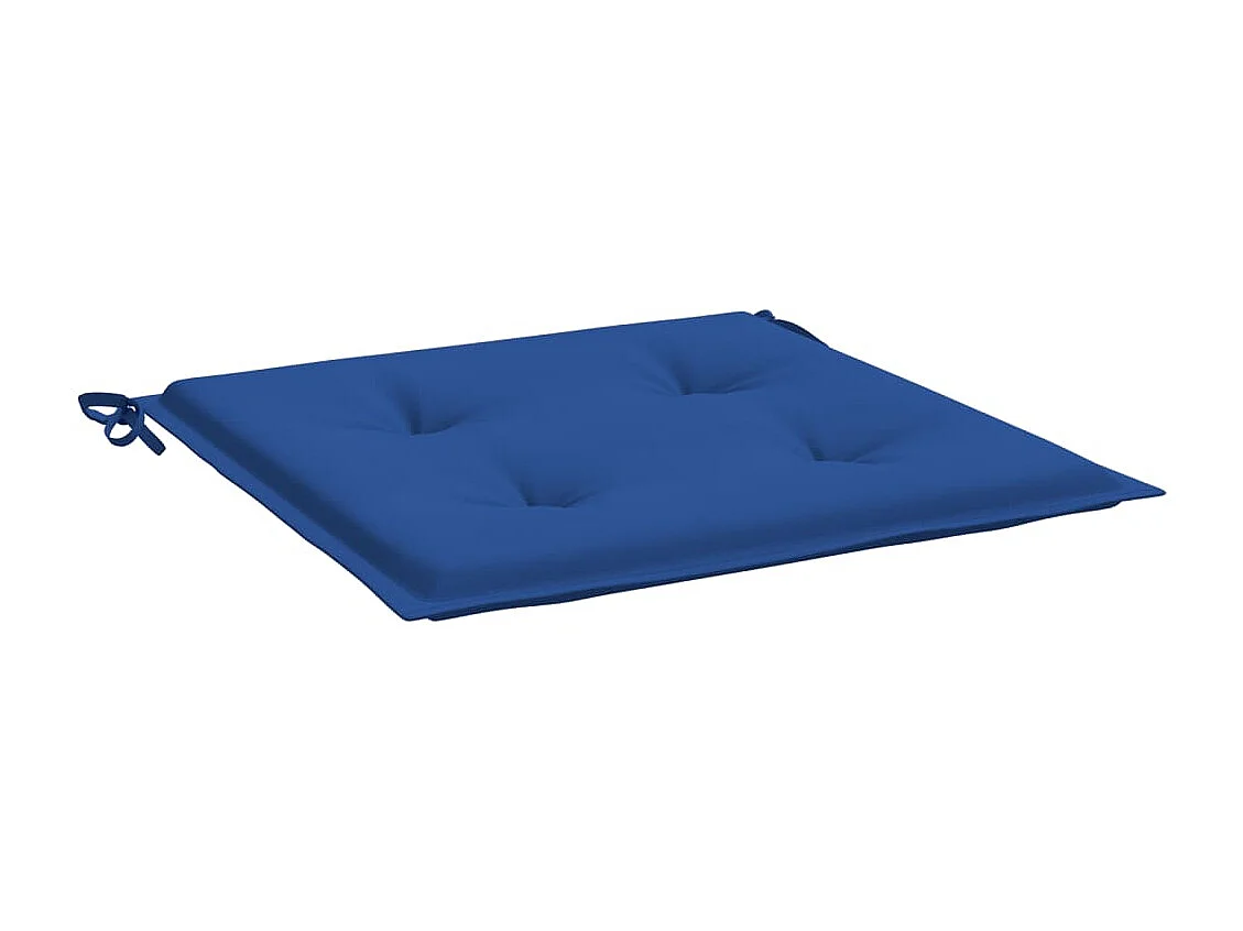 Almofadões para cadeiras jardim 6 peças 40x40x3 cm oxford azul real