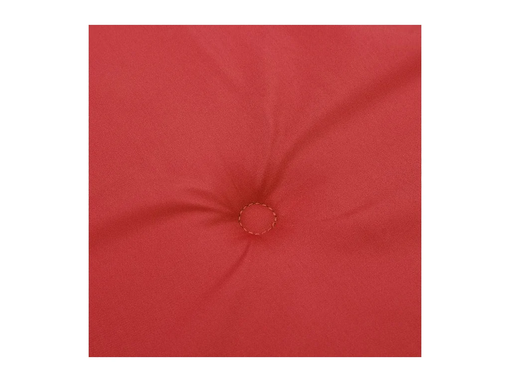 Coussin de chaise de terrasse rouge (75+105)x50x3 cm