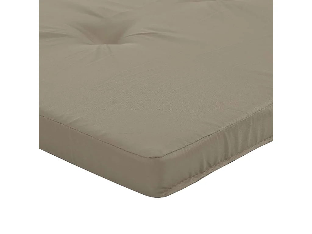 Coussins de chaise adirondack lot de 2 taupe tissu oxford