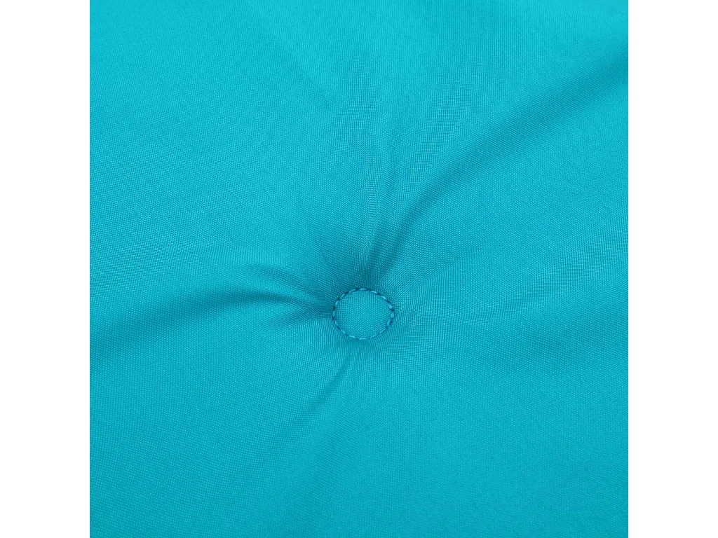 Almofadões para cadeira 2peças 50x50x3cm tecido turquesa