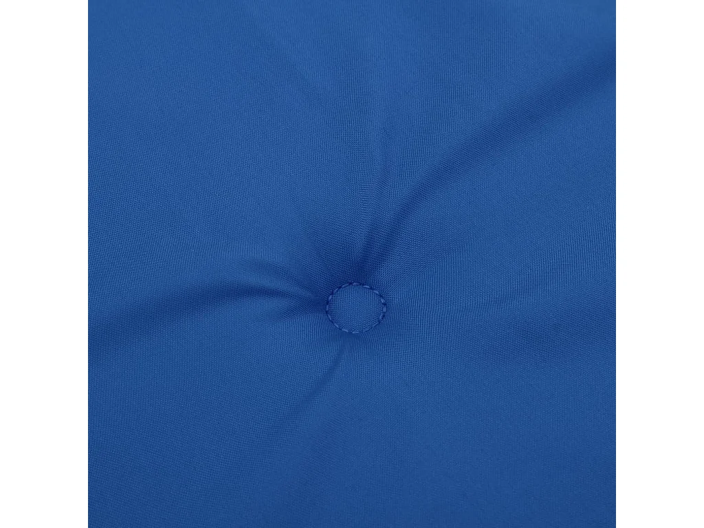 Coussin de chaise de terrasse bleu royal (75+105)x50x3 cm