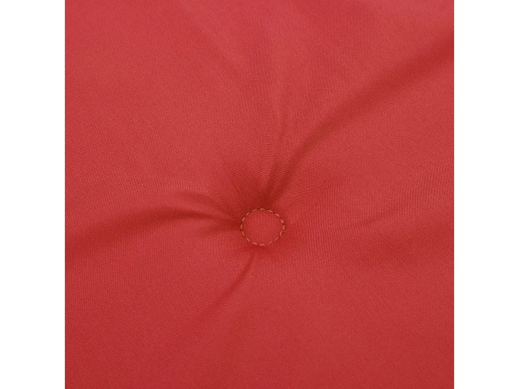 Coussins de chaise de jardin 2 pièces rouge 50x50x3cm tissu oxford