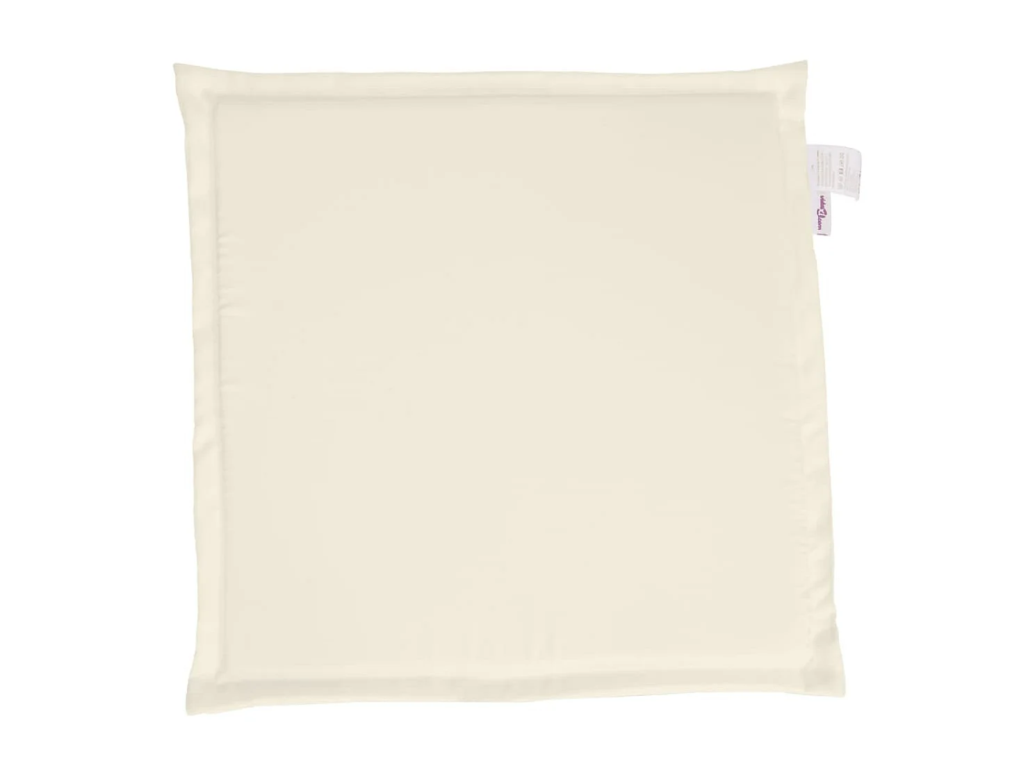 Coussins de siège de jardin lot de 4 crème 45x45x2 cm carré