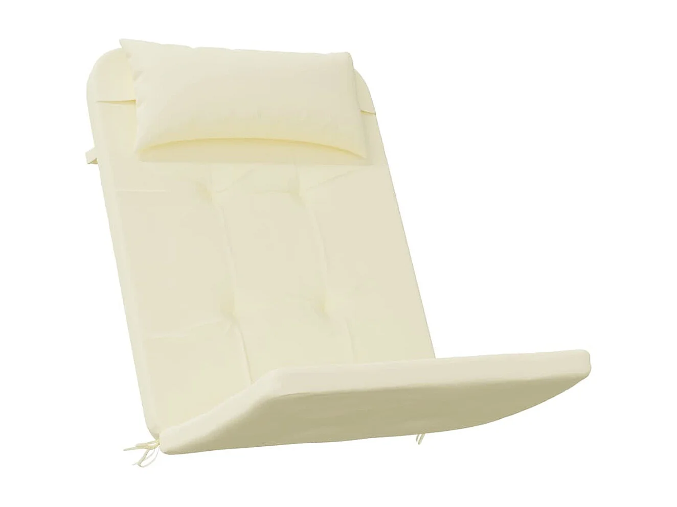 Stoelkussens 2 st Adirondack oxford stof crèmekleurig