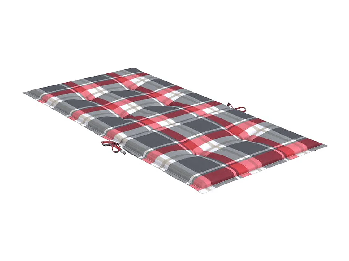 Coussins de chaise de jardin à dossier bas lot de 4