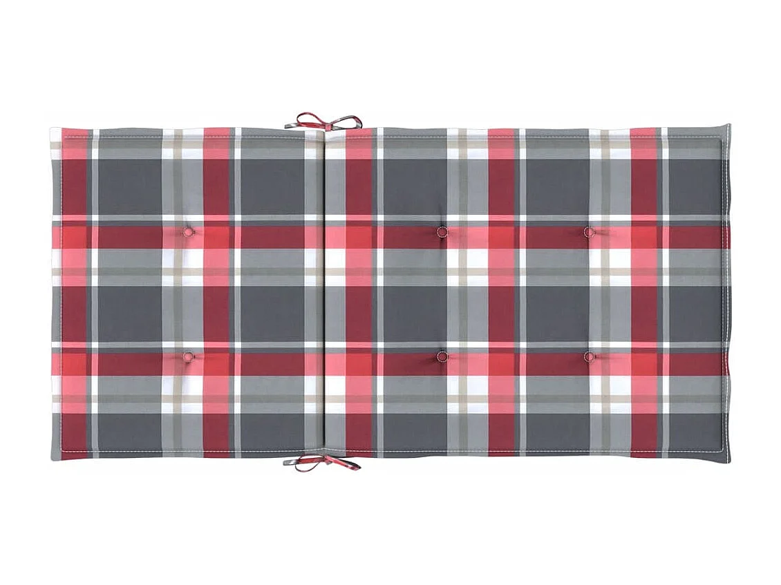 Coussins de chaise de jardin à dossier bas lot de 4