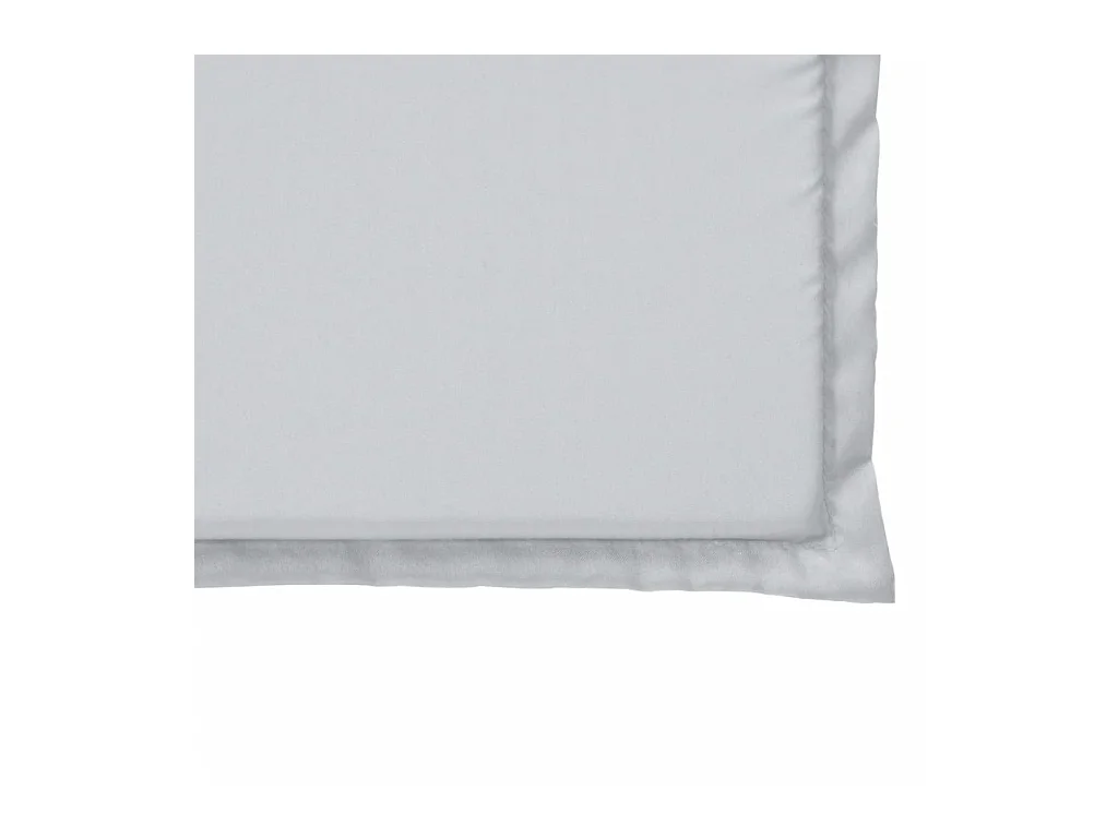 Coussins de siège de jardin lot de 4 gris clair 45x45x2cm carré