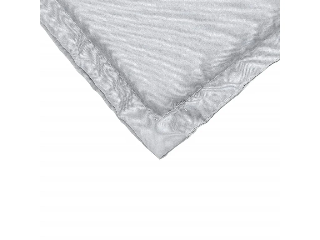 Coussins de siège de jardin lot de 4 gris clair 45x45x2cm carré