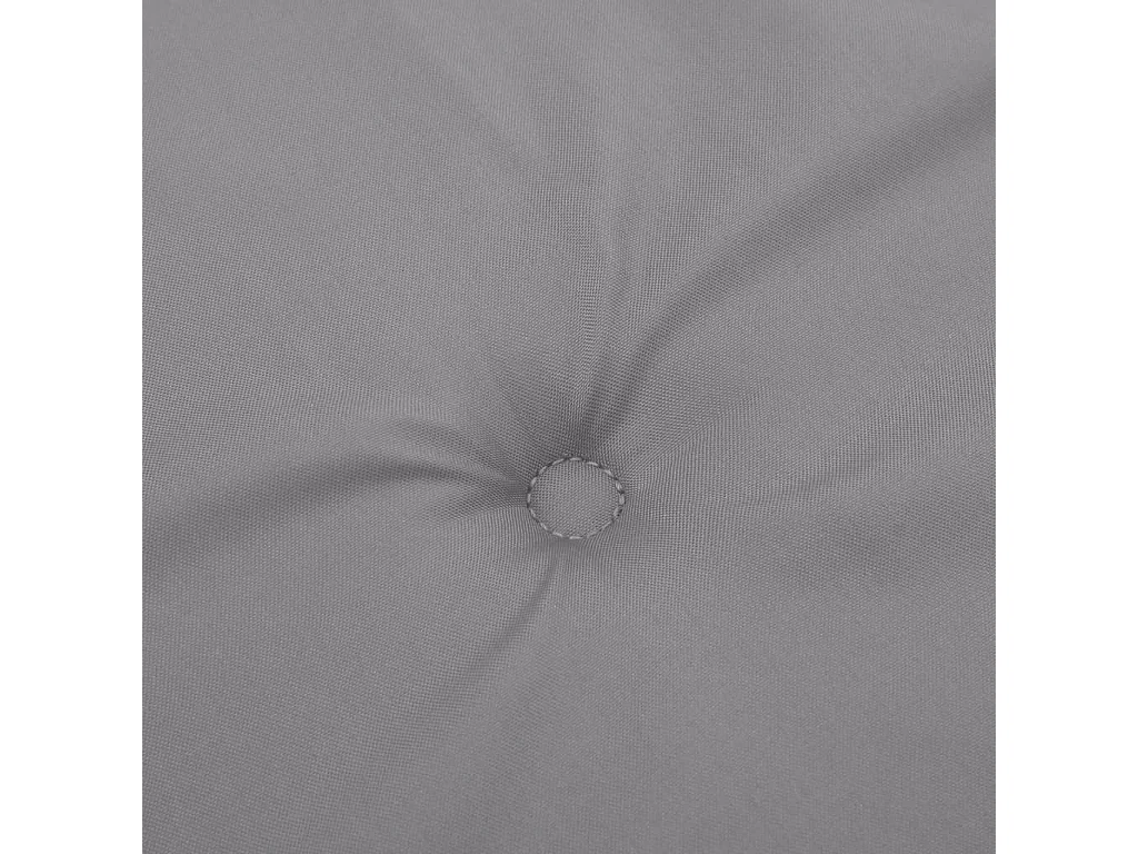 Coussin de chaise de terrasse gris (75+105)x50x3 cm