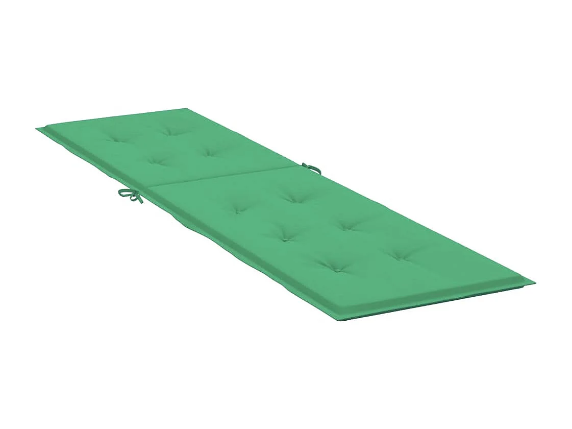 Almofadão para cadeira de terraço (75+105)x50x3cm verde