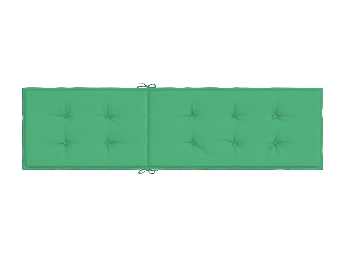 Almofadão para cadeira de terraço (75+105)x50x3cm verde