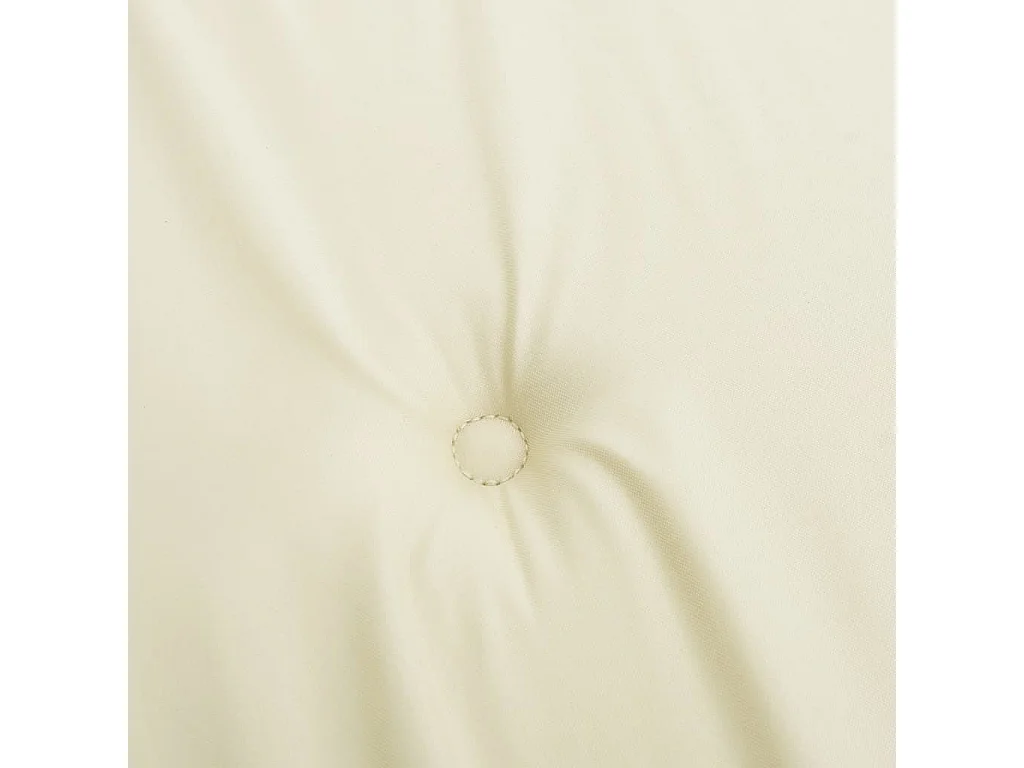 Coussins de chaise de jardin 6 pièces crème 40x40x3cm tissu oxford