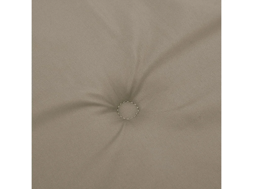 Coussins de chaise de jardin à dossier bas lot de 6 taupe