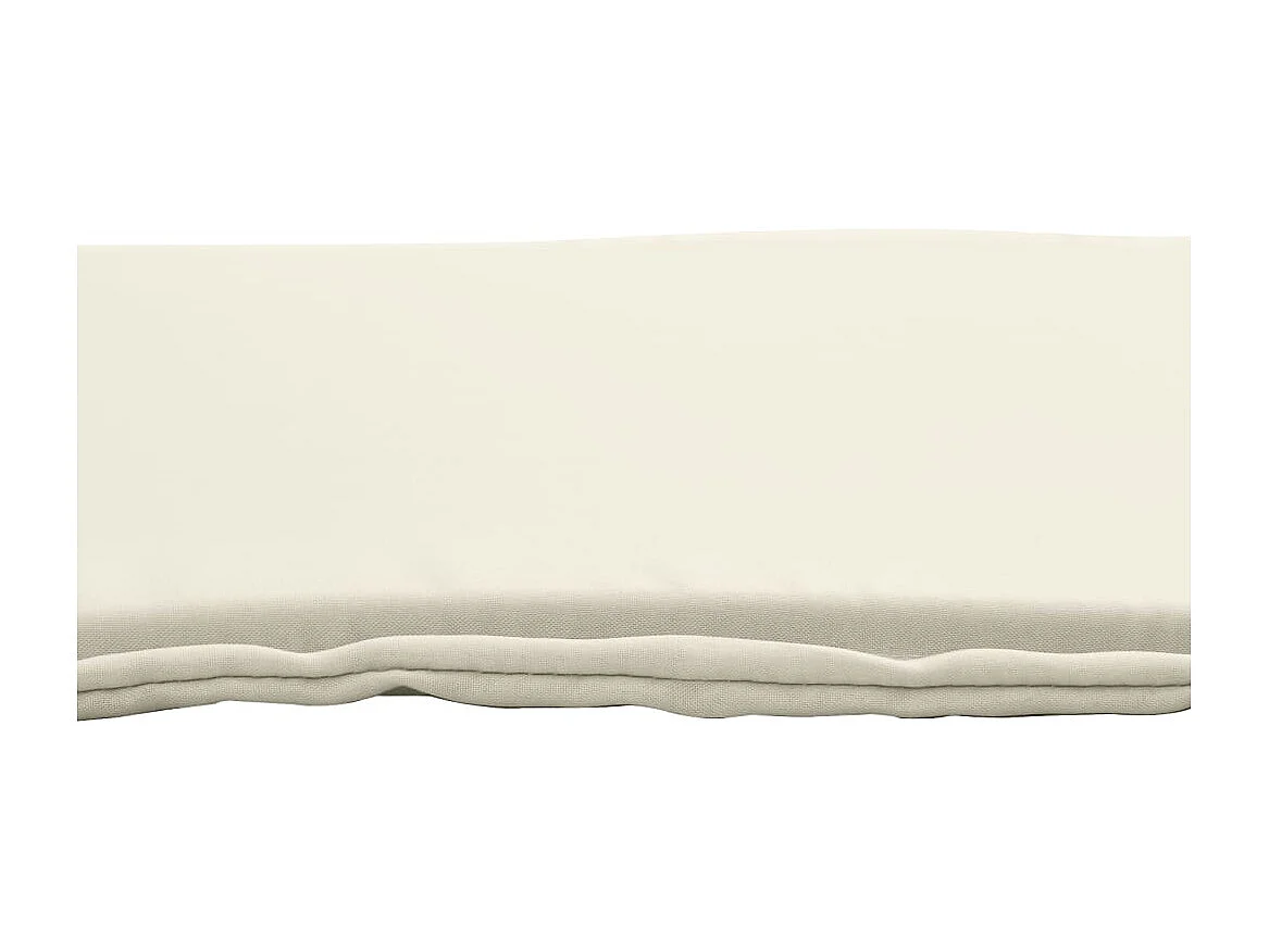 Coussins de siège de jardin lot de 2 crème 45x45x2 cm carré