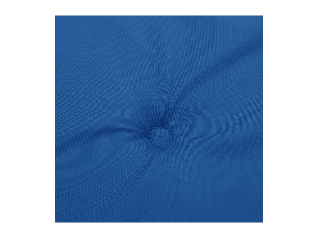 Cojín silla jardín respaldo bajo 2 unidades tela Oxford azul