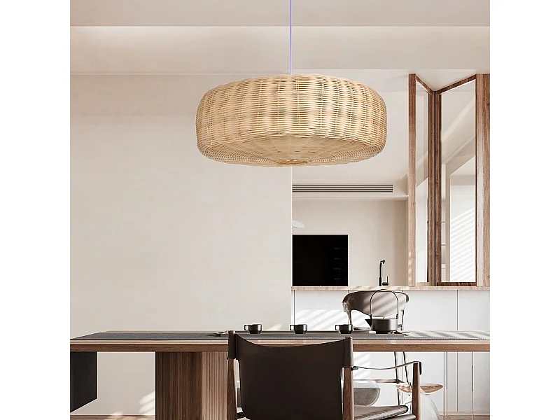 Arturesthome suspension tissée à la main suspension cuisine et salon d60 cm x h60 cm