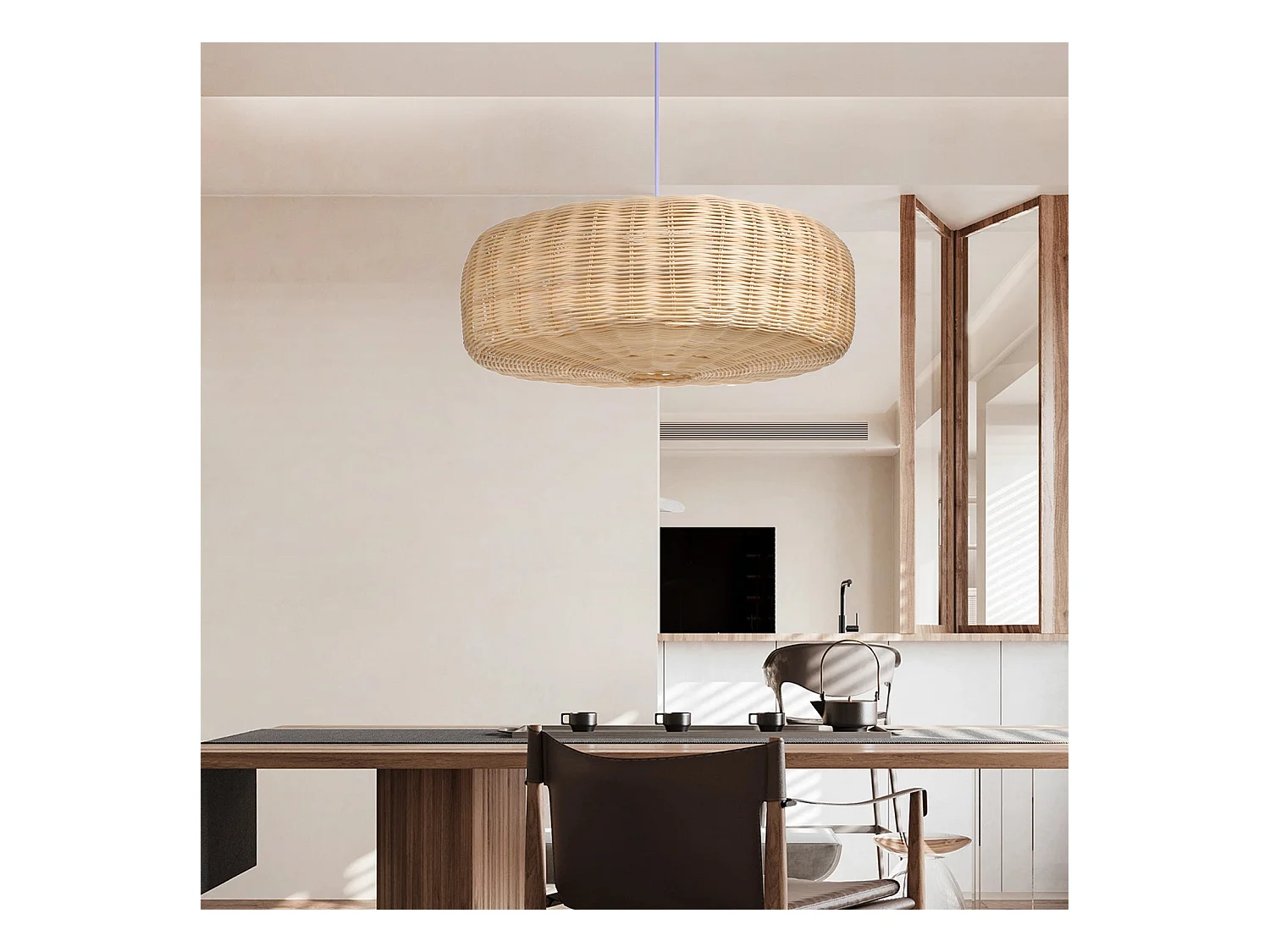 Arturesthome suspension tissée à la main suspension cuisine et salon d60 cm x h60 cm
