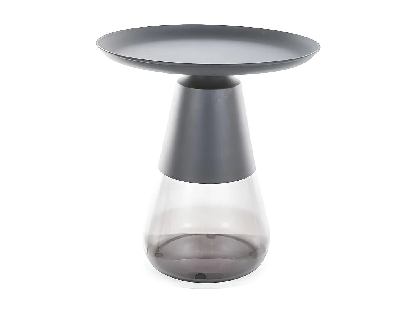 Beistelltisch Tiffany A/Metall&Glass/Anthrazit