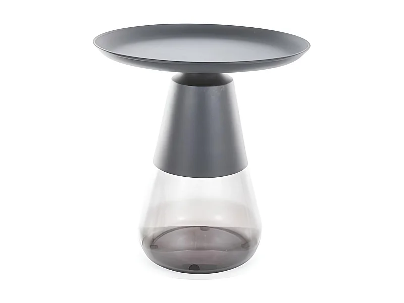Beistelltisch Tiffany A/Metall&Glass/Anthrazit