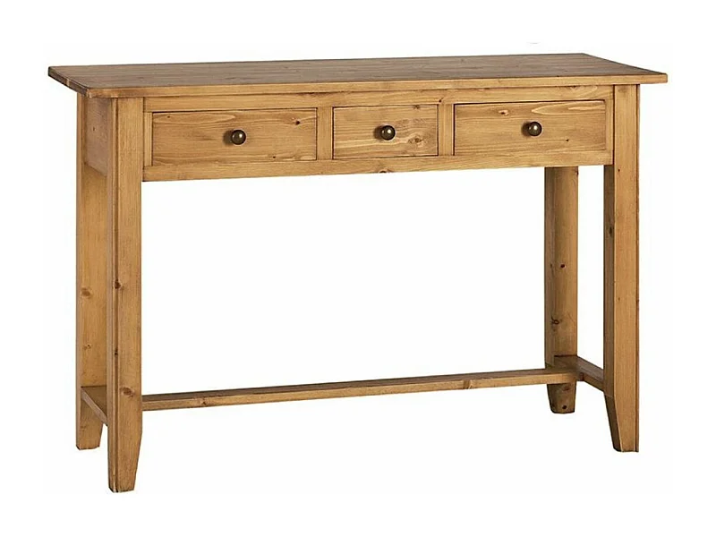 Desserte 3 tiroirs Bois Marron - First Interior's